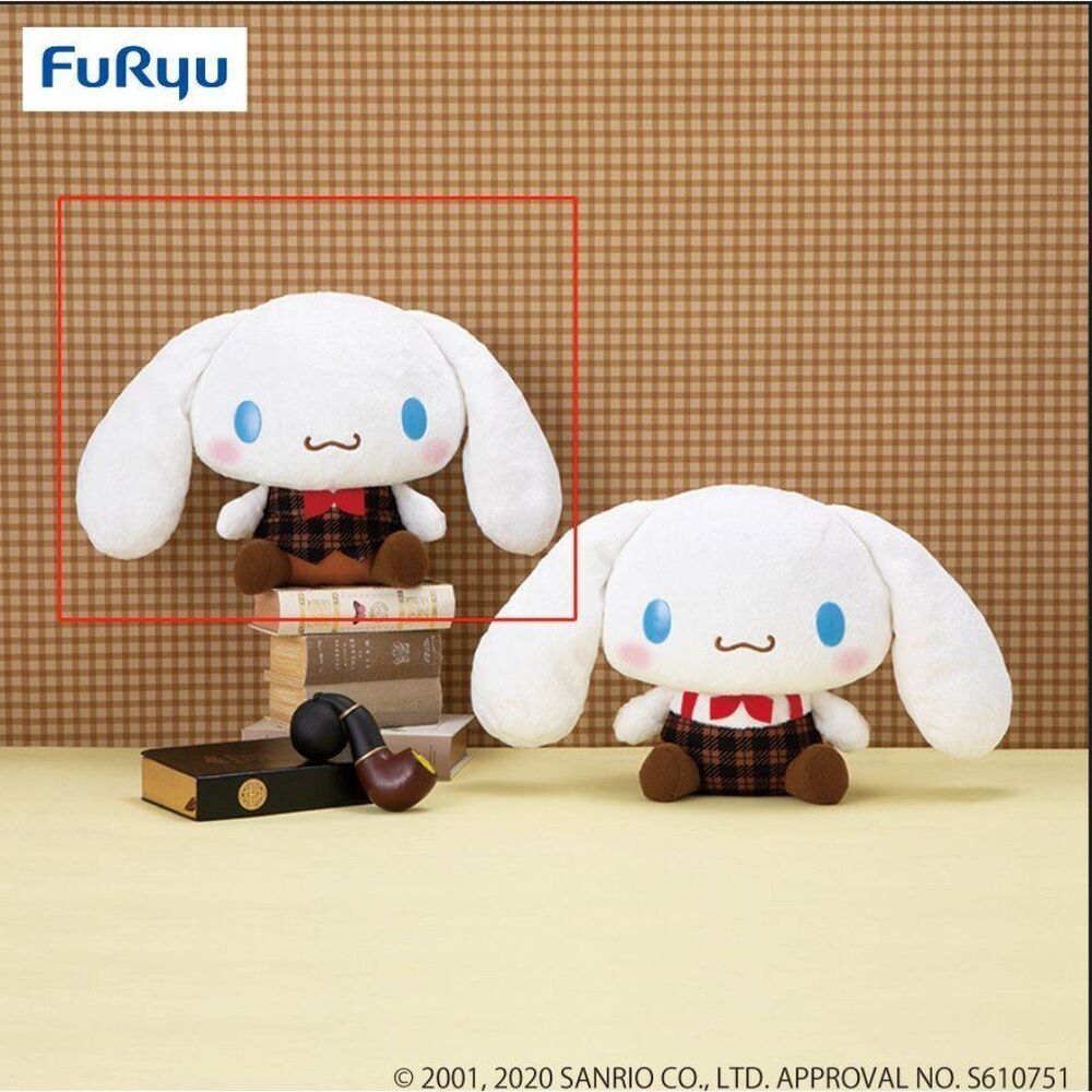 Cinnamoroll Checker Style Big Plush Overalls Toreba Japan Prize NEW A